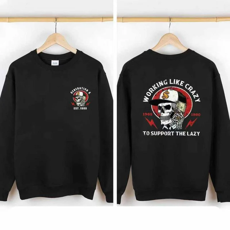 A one Working Like Crazy Shirt - Image 3