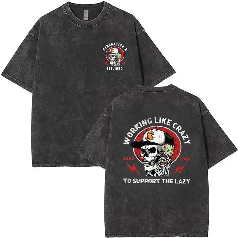 A one Working Like Crazy Shirt - Image 5