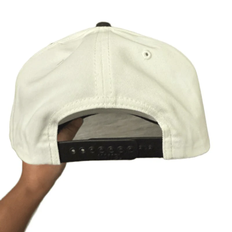 Alpha Wolf Hat Lobo Entre Ovejas Corrido Style Snapback Premium Black & White Cap with Wolf Patch - Image 7