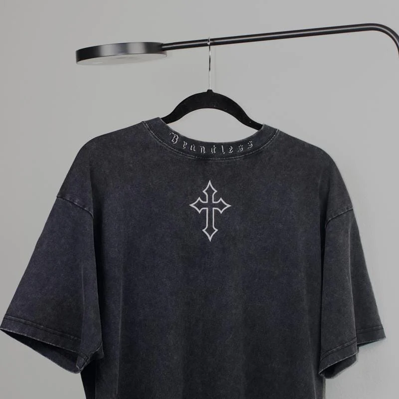 Brandless JJBA Jesus Acid Wash Pump Cover - Image 2