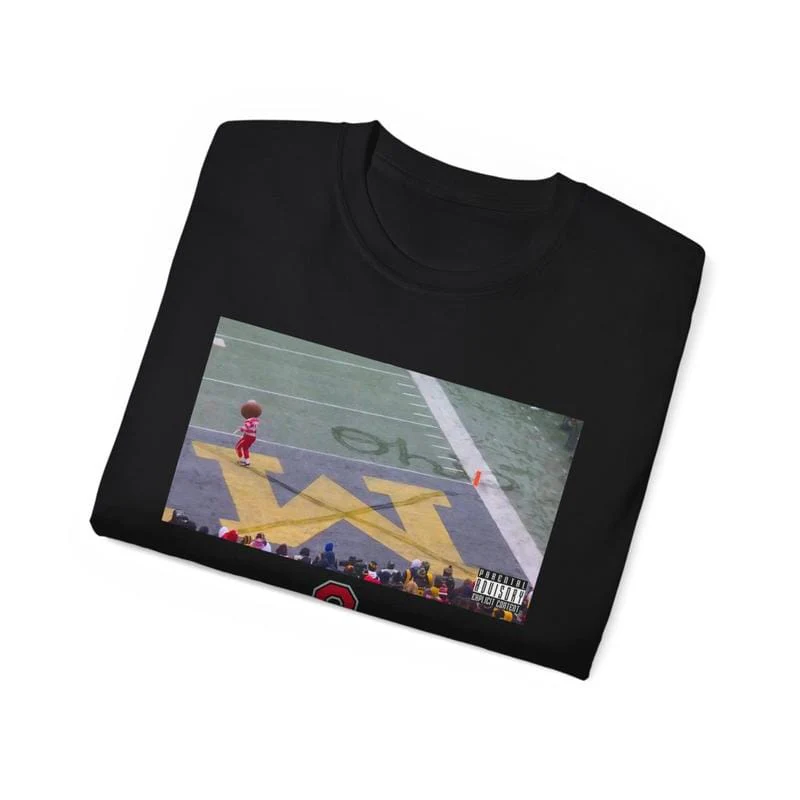 Buckeyee Ohioo Snow Sweatshirt, Football Gift for fan, Game Day Tee - Image 2
