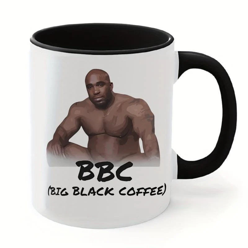 Funny Coffee Mug, Barry Wood Meme Mug, BBC (Big Black Coffee) funny mugs, Coffee Mug 11oz 15oz, Office gaggift, funny Christmas gift Ceramic Drinkware - Image 3