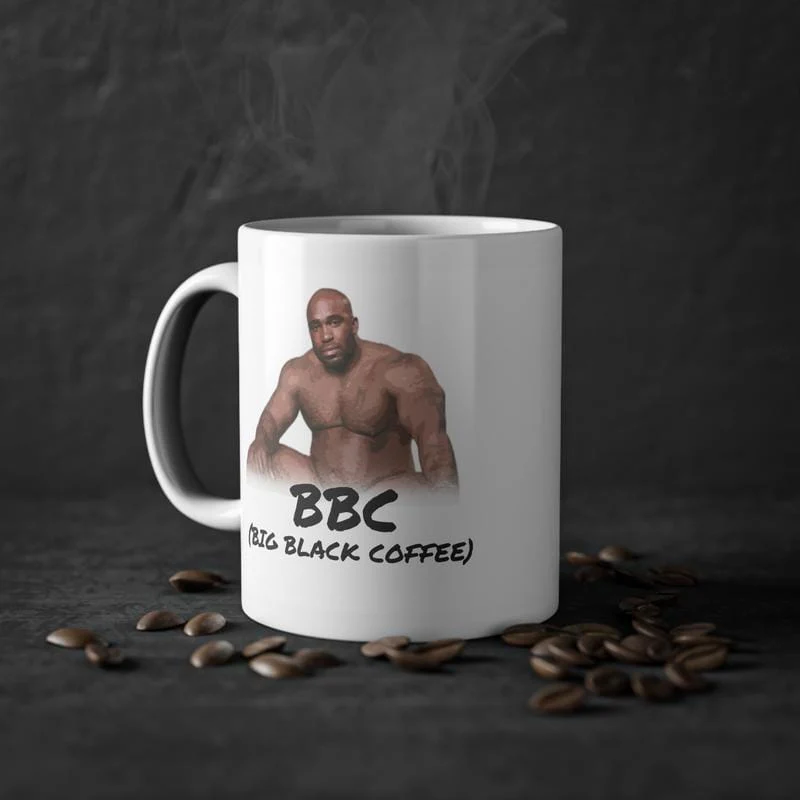 Funny Coffee Mug, Barry Wood Meme Mug, BBC (Big Black Coffee) funny mugs, Coffee Mug 11oz 15oz, Office gaggift, funny Christmas gift Ceramic Drinkware - Image 4