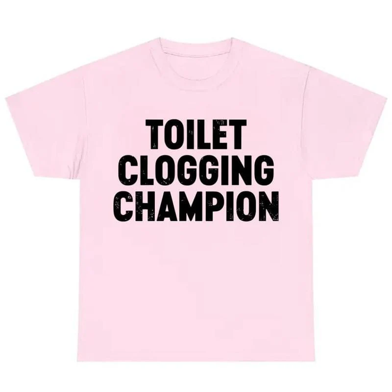Funny Gag Gift Shirt – Toilet Champion Tee – Humor Graphic T-Shirt - Image 6