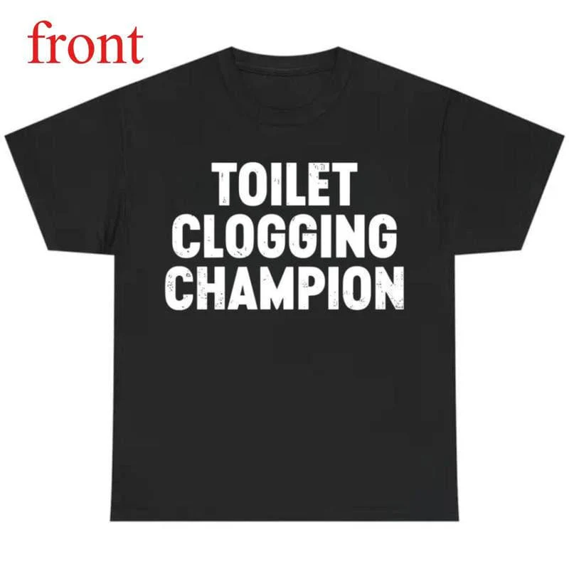 Funny Gag Gift Shirt – Toilet Champion Tee – Humor Graphic T-Shirt - Image 7