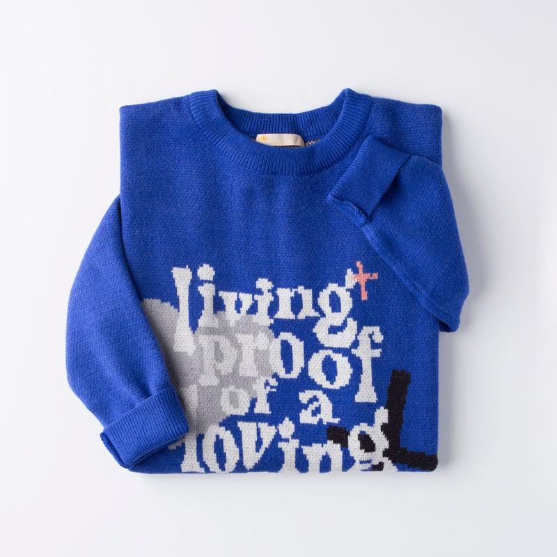 GLO Jacquard Sweater | Christian Knit Sweaters, Living Proof, Fruit of the Spirit, Jesus is King Designs, Super Soft Cozy Religious Apparel Gifts for Women & Men - Image 3