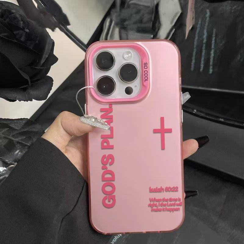 God's Plan Phone Case Cross Pattern Religious Art Fashion TPU Laser Craft Anti-Drop Case for iPhone 17 16 15 14 13 12 11 Samsung Galaxy S25 S24 S23 S22 - Image 14