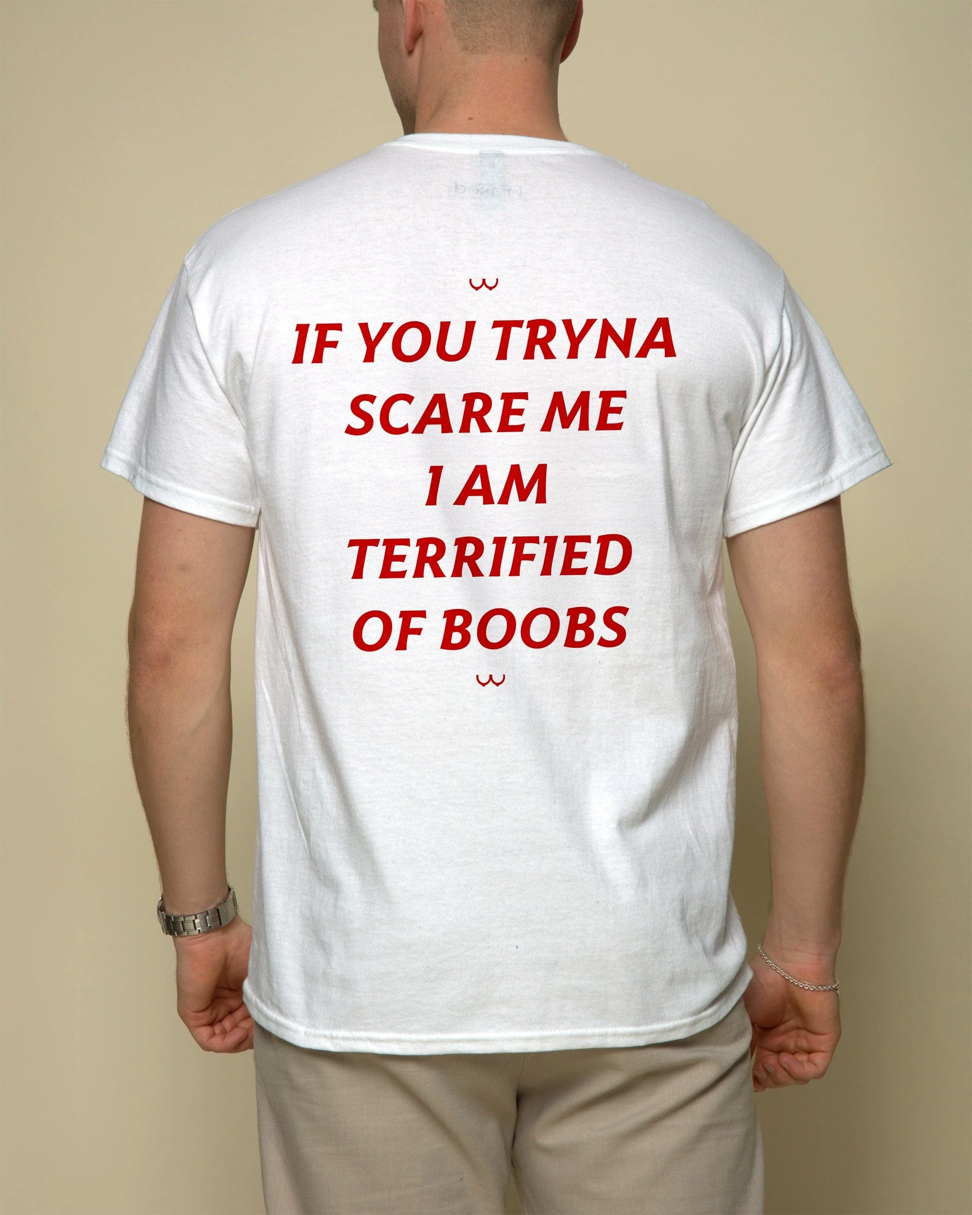 IF YOU TRYNA SCARE ME. I AM TERRIFIED OF BOOBS - Image 4