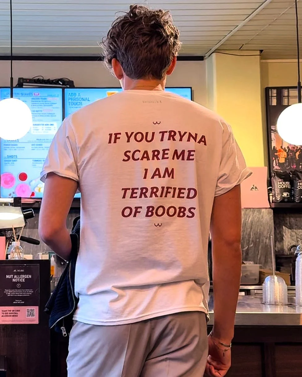 IF YOU TRYNA SCARE ME. I AM TERRIFIED OF BOOBS - Image 5