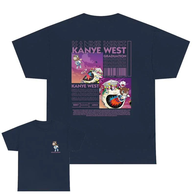 Kanyeee 2 sides Graduation T-Shirt Sweatshirt Hoodie - Image 4