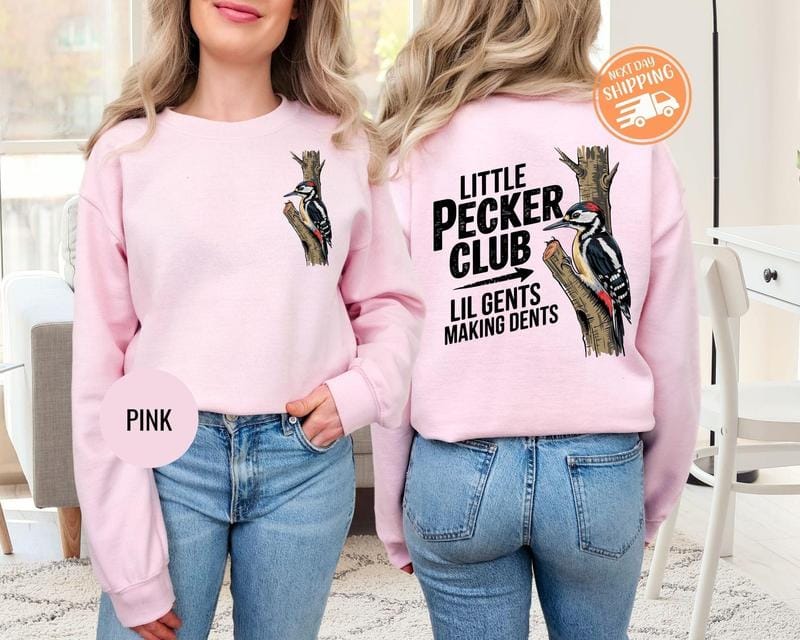 Little Pecker Club Hoody, Lil Gents Making Dents Sweatshirt, Offensive Men Sweatshirt, Funny Quote Hoody, Funny Men Gift, Rude Humor Hoody - Image 4