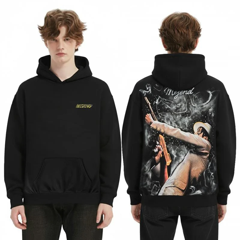 MeJend Unisex Graphic T-Shirt, Rhinestone Hoodie, 100% Cotton, Casual Tee & Pullover Hooded Sweatshirt, Streetwear for Men & Women