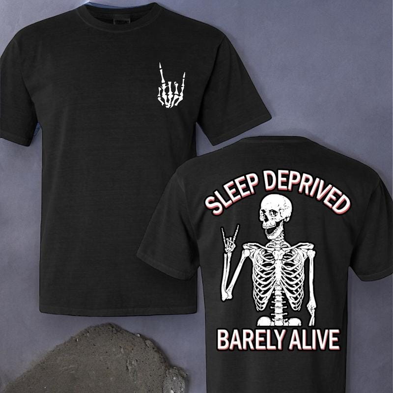 "Sleep Deprived" Short Sleeve/Crewneck/Hoodie - Image 2