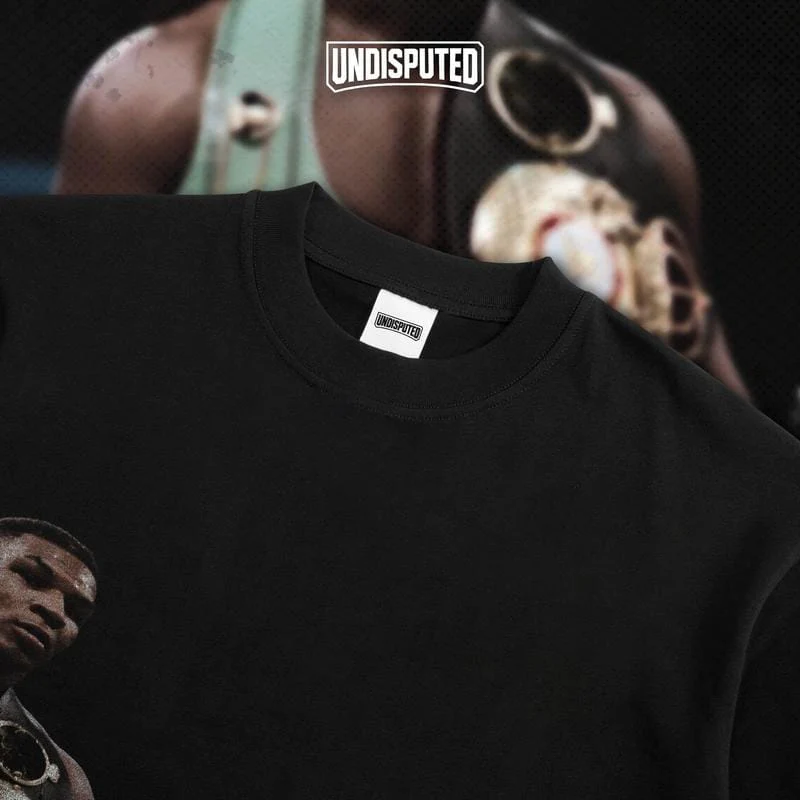 UNDISPUTED Iron Mike Tyson Undisputed Champion Heavy Cotton Shirt Boxing Iron Mike Shirt Menswear Direct-to-garment Breathable Printing - Image 2