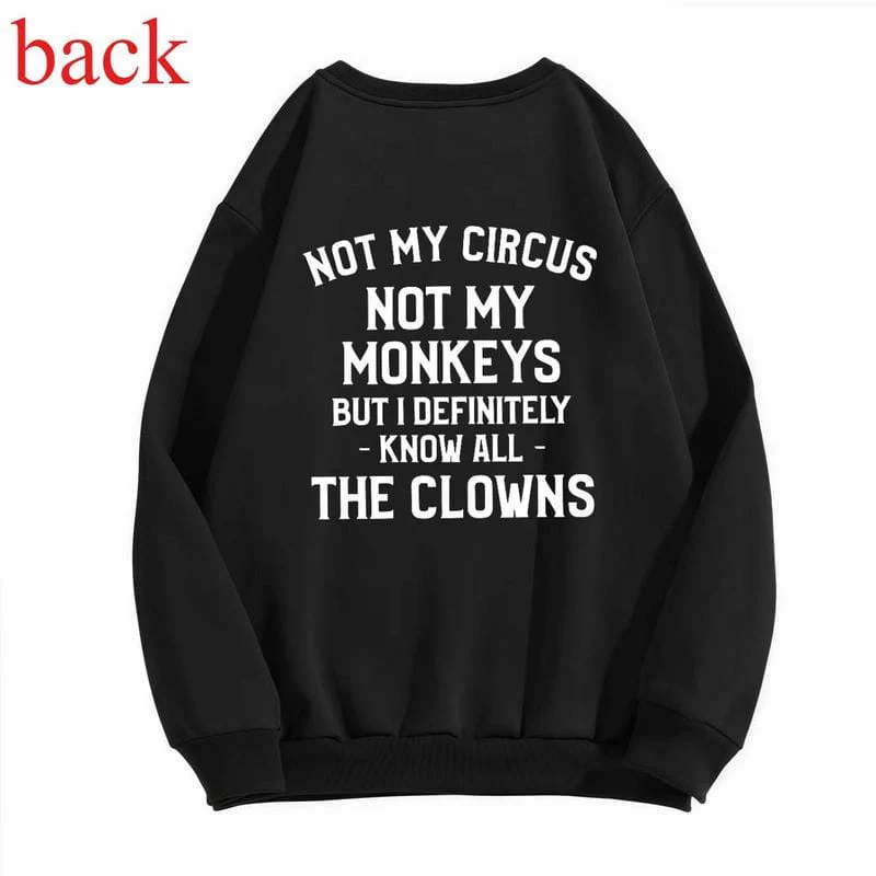 Unisex Sporty Cotton T-Shirt – Short Sleeve 'Not My Circus' Design, Great Golf Gift for All - Image 3